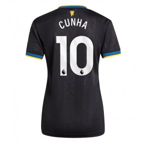 Manchester United Matheus Cunha #10 Tredjetrøje Dame 2025-26 Kortærmet
